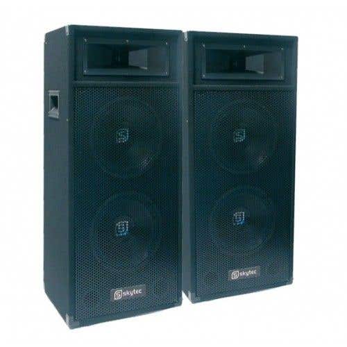 Set van 2 SkyTec SM210 Heavy Duty PA Luidsprekers