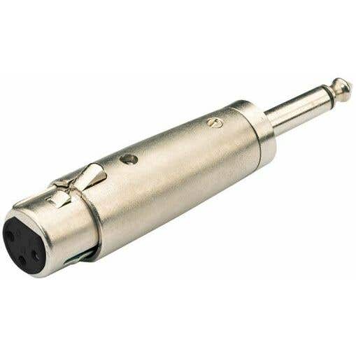 Adapter XLR-Female / 6.3 Mono-Male
