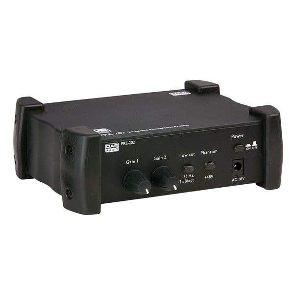 DAP-Audio PRE-202 fantoomvoeding 48V