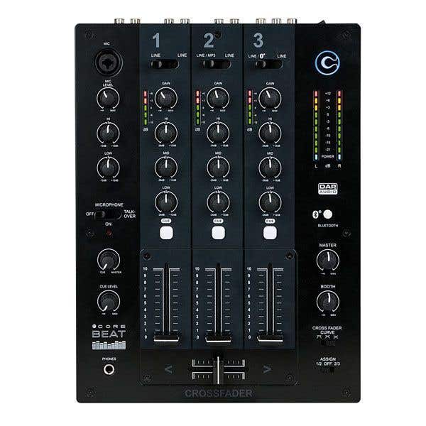 DAP CORE Beat 3 kanaals DJ mixer bluetooth