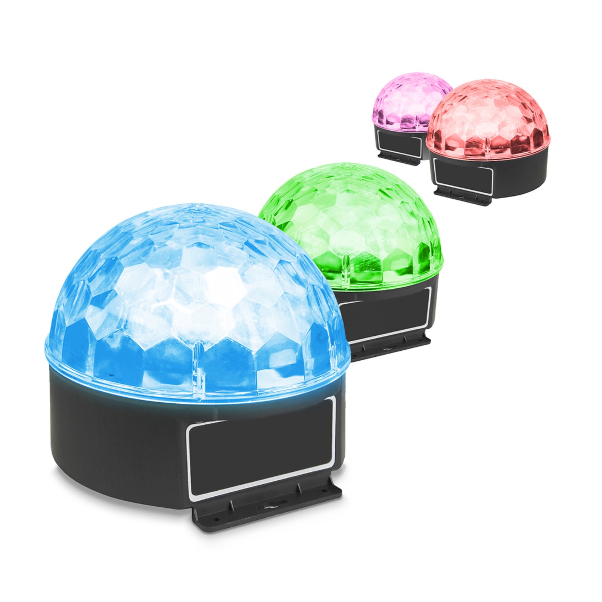 Fuzzix set van 4 Jelly ballen met LED lichteffect en vele bewegende en gekleurde lichtstralen