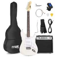 MAX GigKit elektrische gitaar starterset met o.a. 40W versterker - Wit