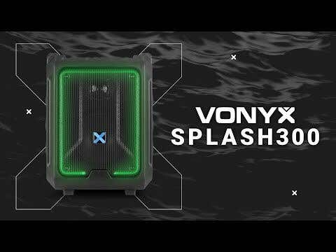 Vonyx SPLASH300 Portable speaker - Waterdichte speaker met Bluetooth en LED’s - IPX5 - 200W