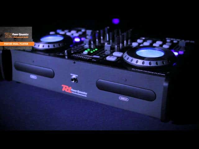 Complete DJ Set met dubbele CD speler en Studio monitors