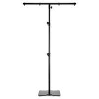 Vonyx lichtstatief pro - Met T-bar en baseplate - Voor 4 fixtures - 112 tot 260cm - 25 kg belastbaar