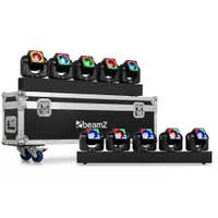 BeamZ Galaxy5 set - Twee stuks in flightcase - Beam moving head bar - 200W - RGBW