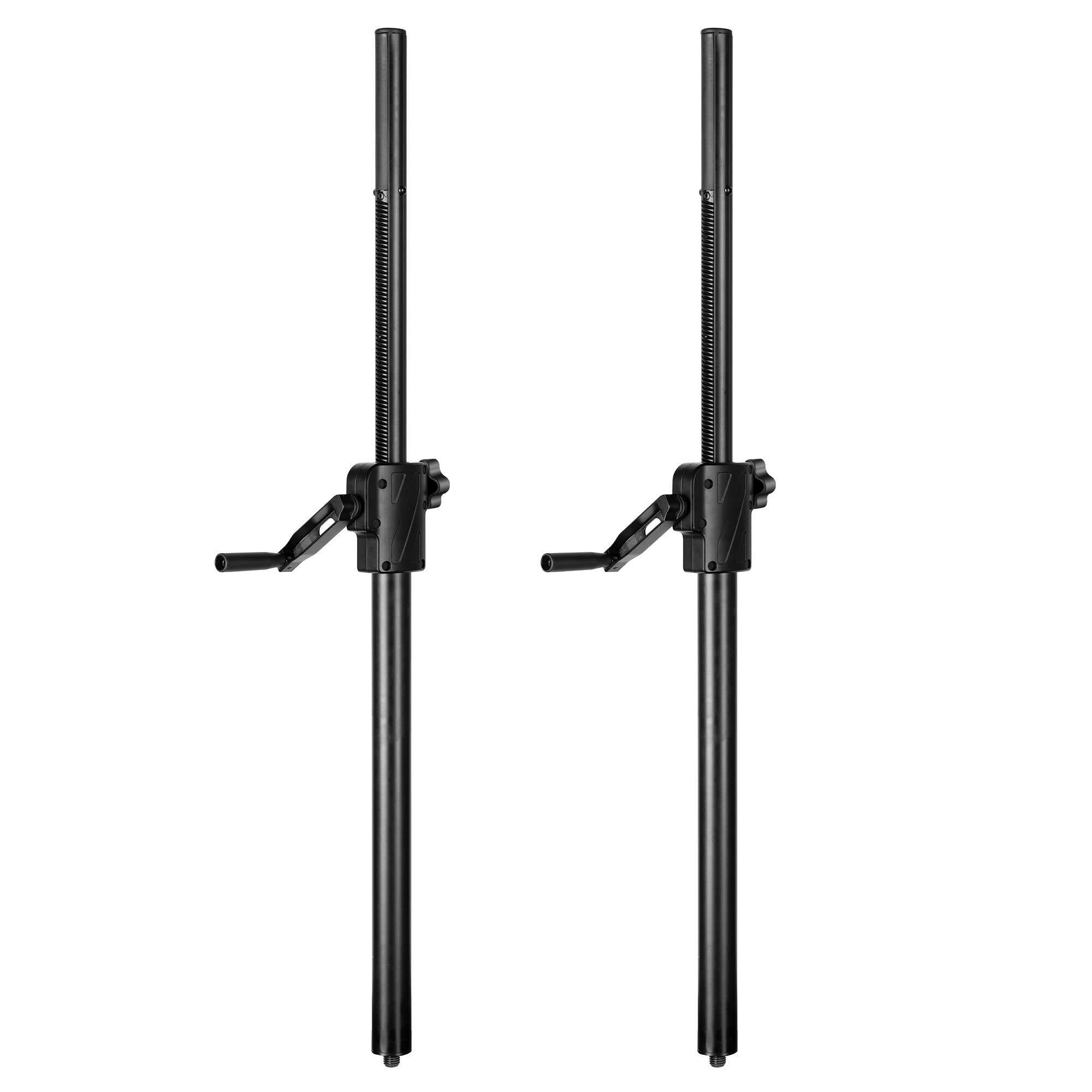 Vonyx LST93 Wind-up tussenpalen - Set van 2 stuks - M20 schroefbout - 35 mm adapters - Tot 50 kg