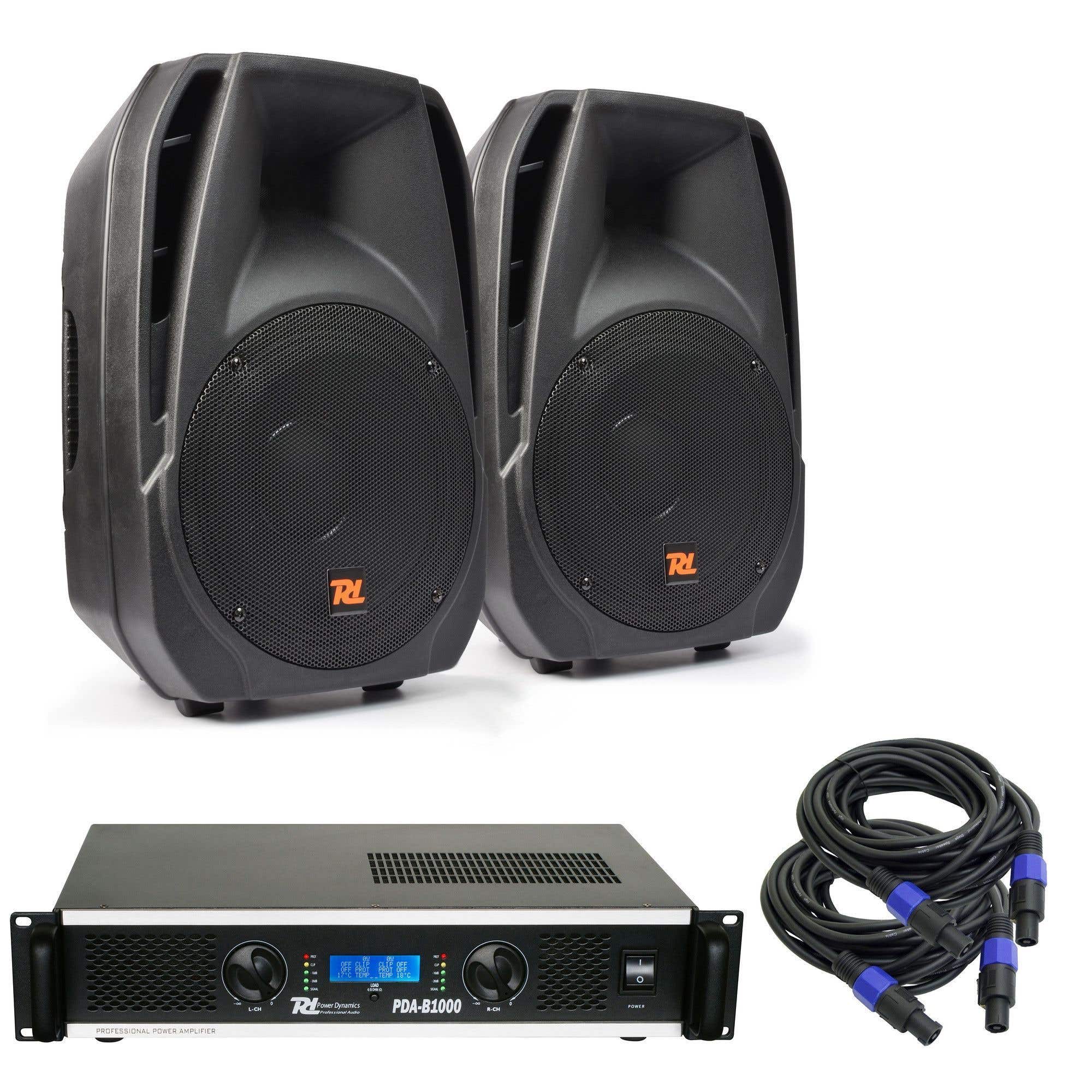 Power Dynamics PDA-15 Speaker set 3200 Watt