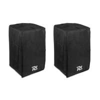 Set van 2 Power Dynamics SCP12 beschermhoezen voor PDY212 speakers - Zwart