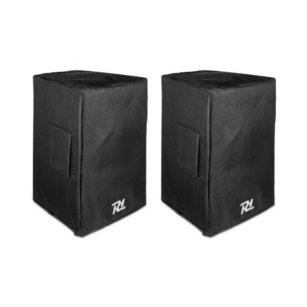 Set van 2 Power Dynamics SCP15 Beschermhoezen voor PDY215 speakers - Zwart