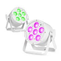 BeamZ Pro set van 2 BAC322W LED Parren - Pro Par met RGBALC LED’s - 6x 10W - Wit