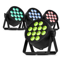 BeamZ Pro set van 4 BAC332 LED parren - ProPar met RGBALC LED’s - 12x 10W