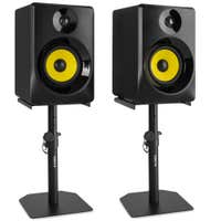 Set actieve studio monitors met bureaustandaard voor studio SMN50B 140W - Zwart