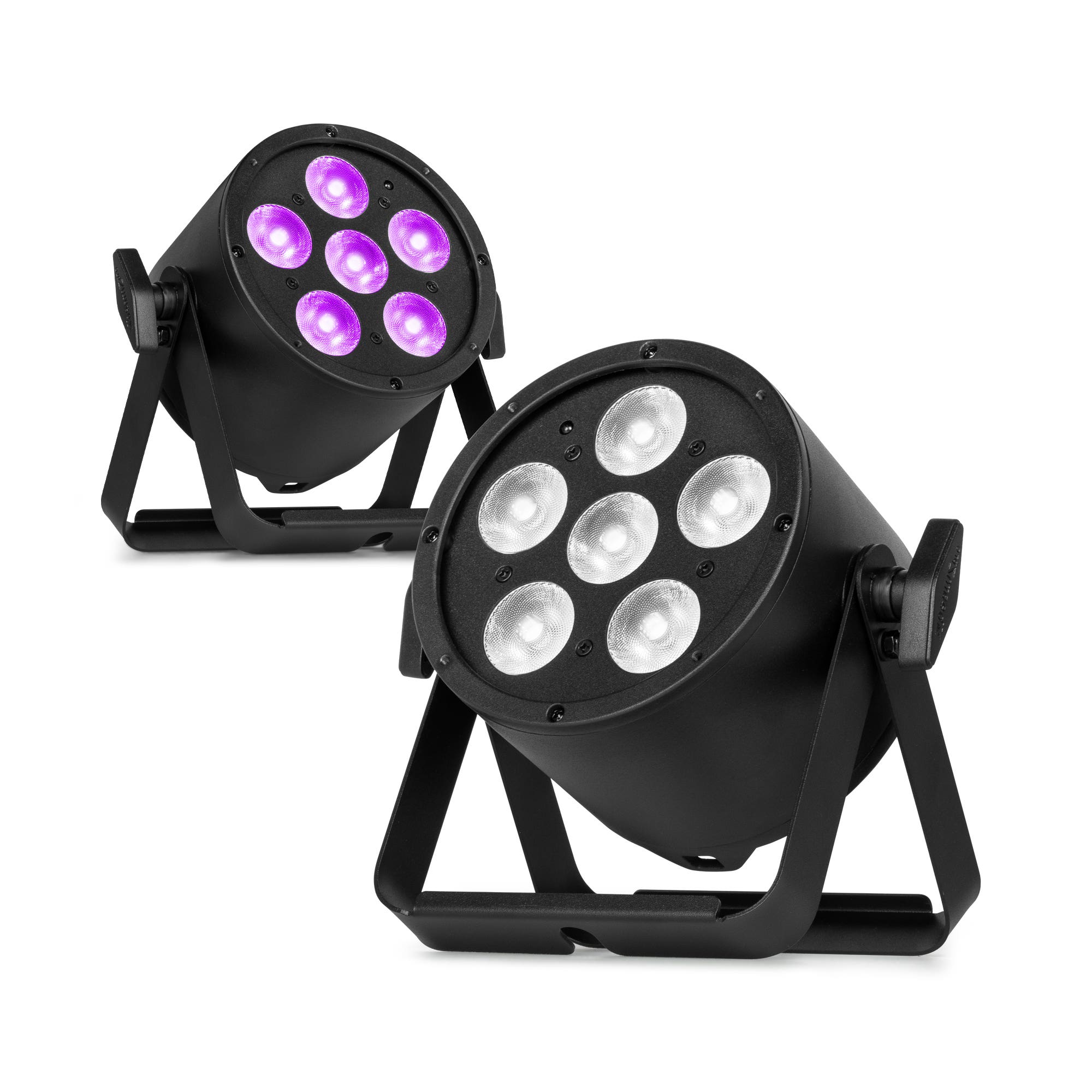 BeamZ Pro set van 2 BAC324 LED Parren - Pro Par met RGBWA-UV LED’s - 6x 10W