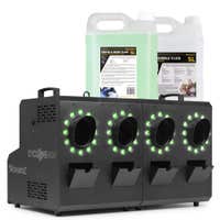 BeamZ Cyclone400 Rook- en bellenblaasmachine combi - 48 RGBW LED’s - Incl. 5L vloeistof