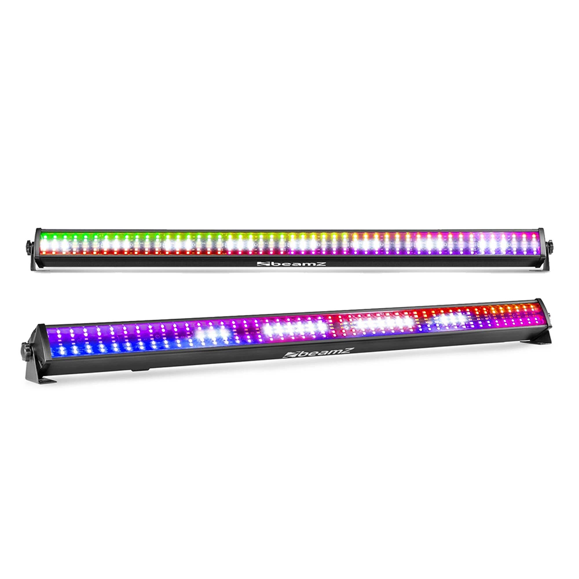 BeamZ set van 2 LCB288 RGBW LED Barren - Wash en stroboscoop - 102 cm