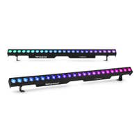 BeamZ set van 2 LCB244 LED Barren - 24x 4W LED’s - 8 secties aanstuurbaar - RGBW
