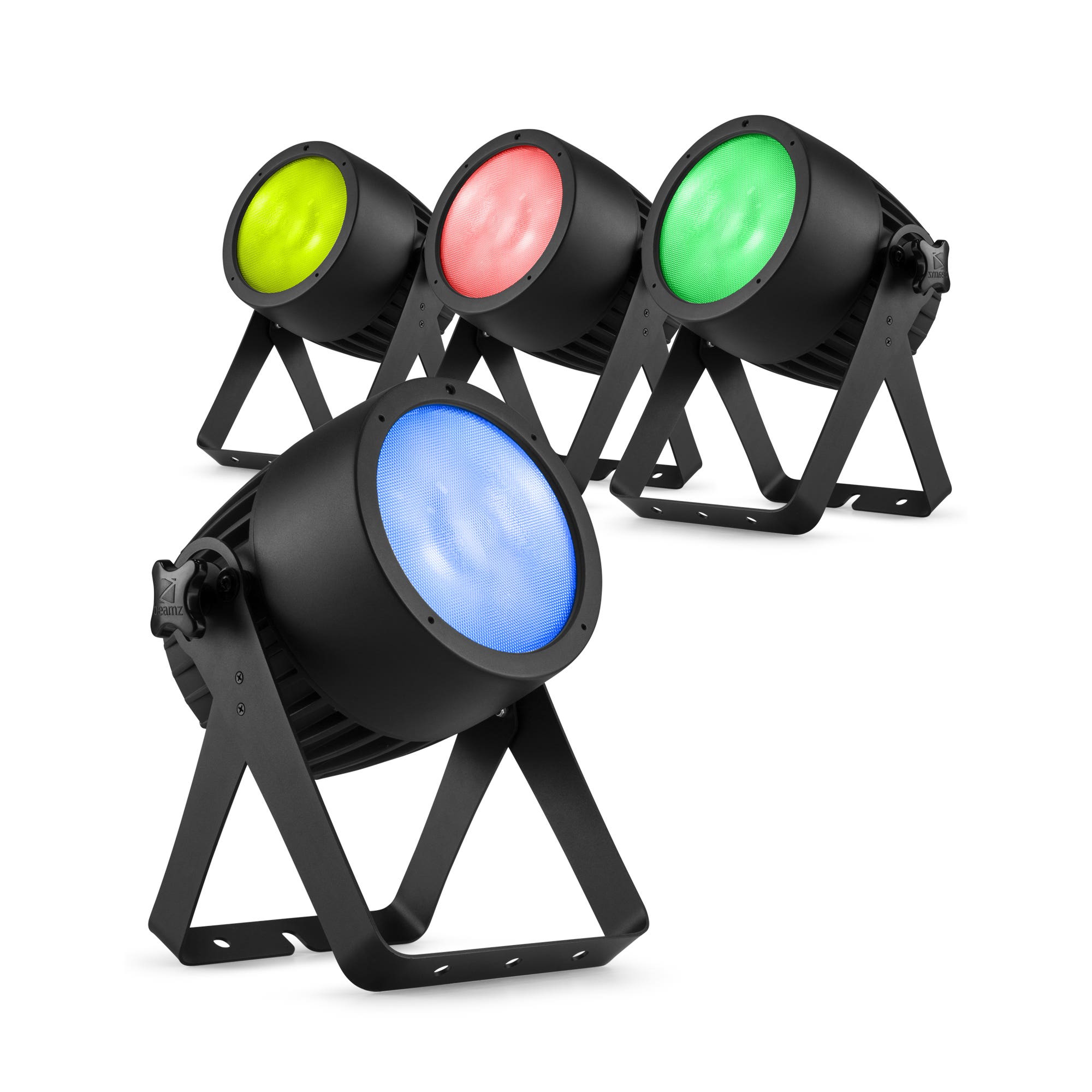 BeamZ Pro set van 4 COB150RGBW Pro parren - 150 Watt - COB - RGBW - Met afstandsbediening