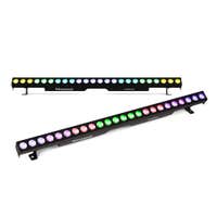 BeamZ set van 2 LCB246 LED Barren met 24x 6W LED’s - RGBAW-UV blacklight bar - 8 bedienbare secties