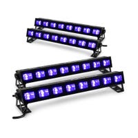 BeamZ set van 4 BUVW83 LED bars met 8 UV / warm white LED's - 30W