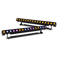 BeamZ Pro set van 2 DOTBAR BAT1 barren - IP65 LED bar met pixelcontrol en slim koppelsysteem - RGBW