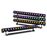 BeamZ Pro set van 4 DOTBAR BAT1 barren - IP65 LED bar met pixelcontrol en slim koppelsysteem - RGBW