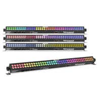 BeamZ set van 4 LCB803 LED barren met 80x 3W RGB LED's in 8 secties