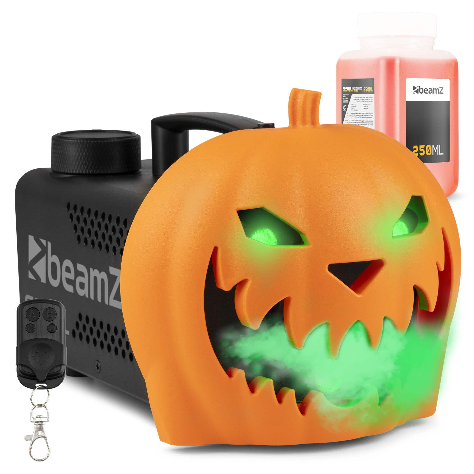 BeamZ Pompoen Halloween Decoratie - Met LED lichteffecten -  Versiering Halloween - Incl. vloeistof