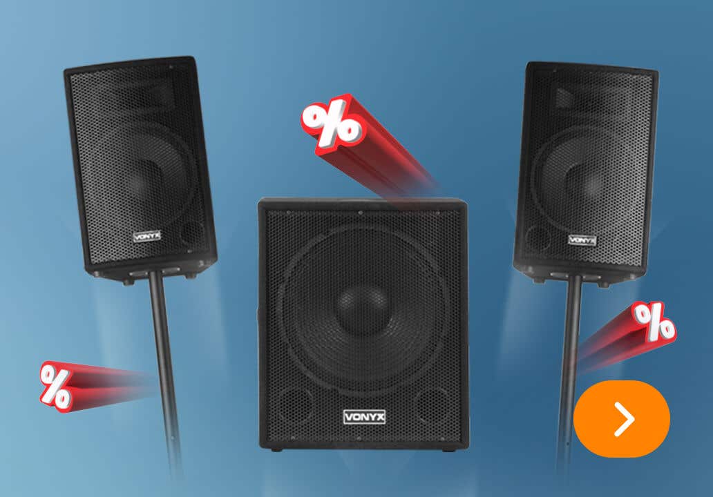 Complete geluidsinstallaties