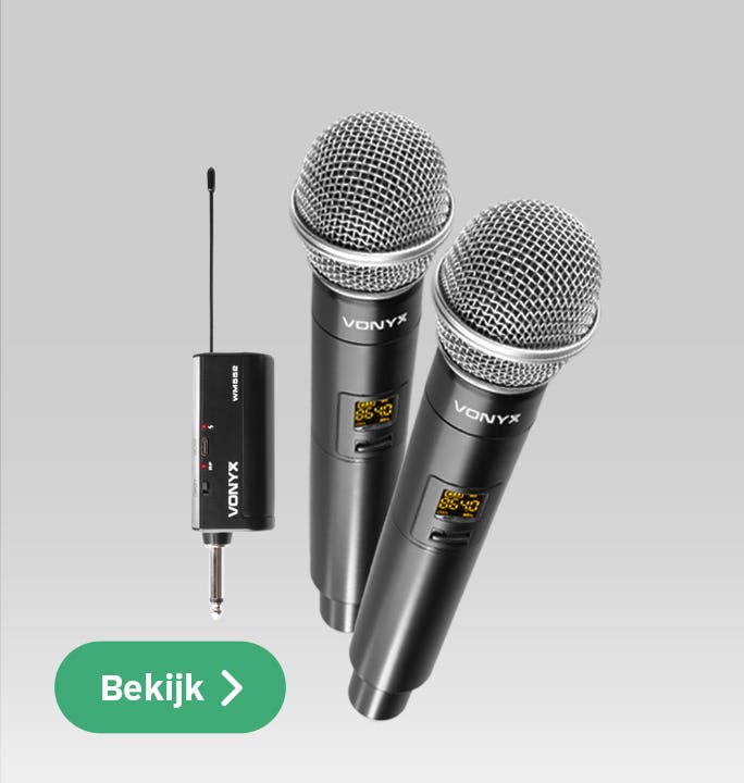 Draadloze microfoons