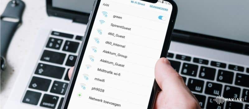 Verbind je telefoon of tablet én je chromecast-apparaat met hetzelfde wifinetwerk