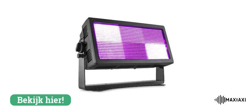 Bekijk nu de BeamZ Pro BS1500 RGBW LED stroboscoop online.
