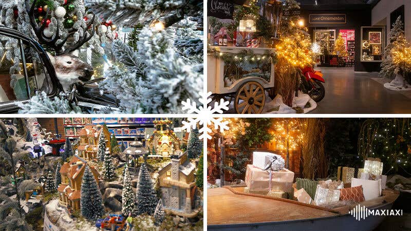 Een mooie impressie met de complete kerststijl van Intratuin Deventer