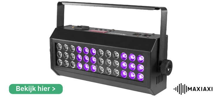 De BeamZ Flood36UV is geschikt voor een neon feest.