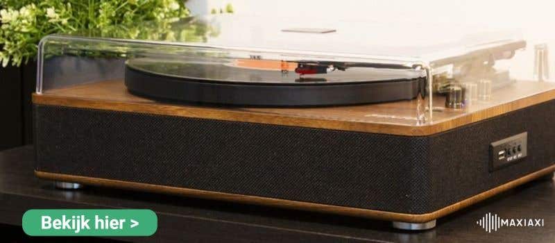 Fenton RP162LW hifi retro platenspeler met Bluetooth en speakers - Hout (Lightwood)