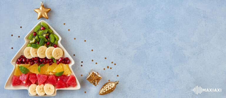 Een van de lekkerste voorbeelden van kerstborrel hapjes in de vorm van een kerstboom.