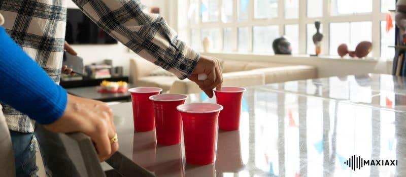 Beerpong is een razendpopulair spel onder jongeren en is daardoor superleuk voor je afterparty
