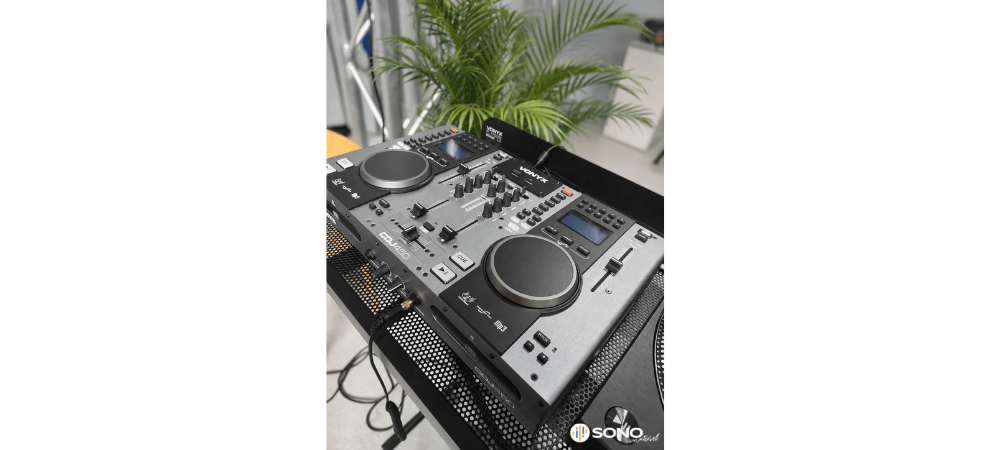 Photo du lecteur CDJ450 pendant notre test
