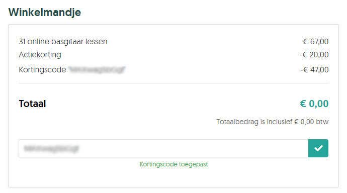 Gratis basgitaarles via Online Muziek Academie