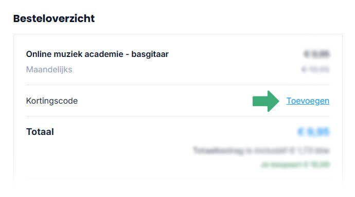 Nu registreren voor basgitaarles bij Online Muziek Academie
