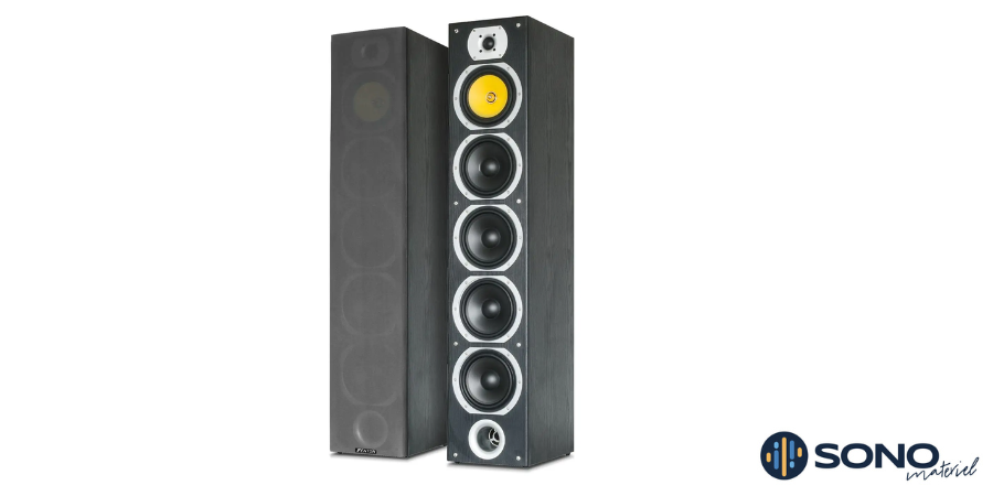 Une paire d'enceintes colonne passive hifi 4 voies 600W