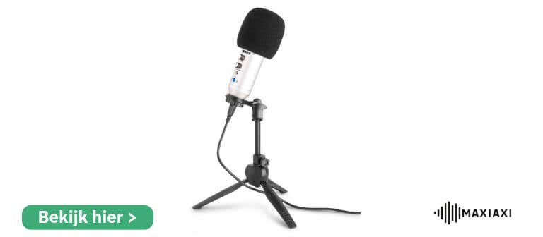 Vonyx CM320S – USB-microfoon met tafelstandaard
