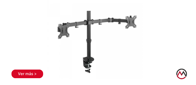 Brazo doble monitor