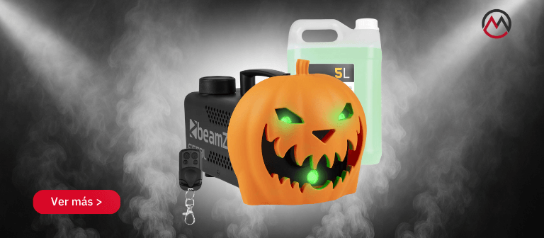 Ver aquí: beamZ Máquina de humo Halloween Calabaza con efectos luminosos