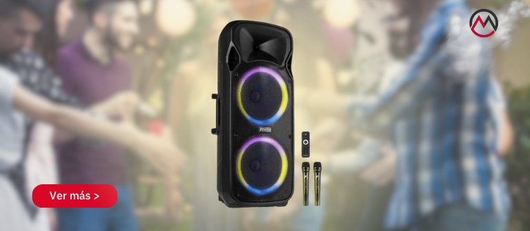 Fenton FT212LED MK2 – doble party speaker con iluminación LED