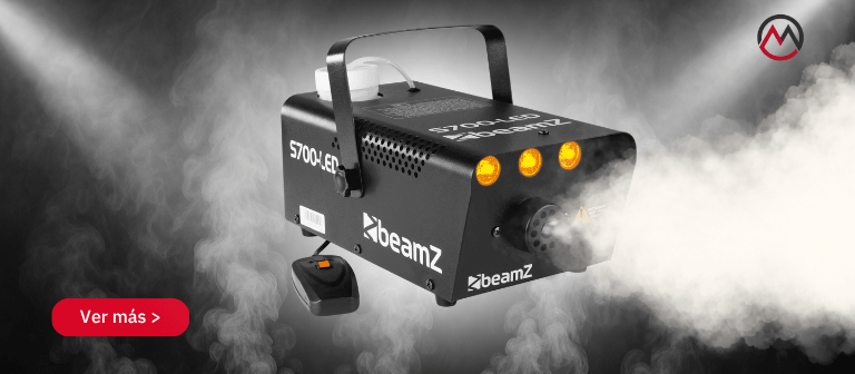 Ver aquí: BeamZ S700 LED Máquina de humo con efecto llama