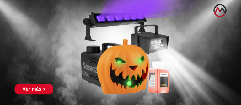 BeamZ Halloween Máquina de humo Partyset