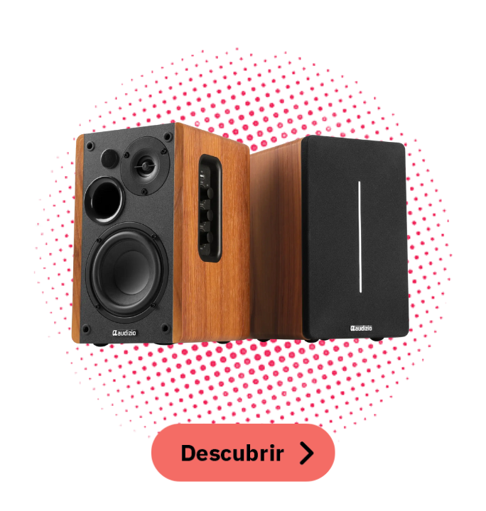 Ver Audizio KS01B set de altavoces HiFi de estantería con Bluetooth 120W
