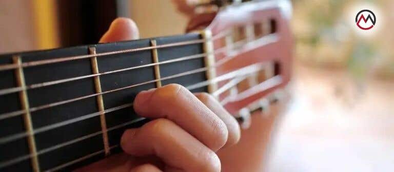 Acorde abierto de guitarra