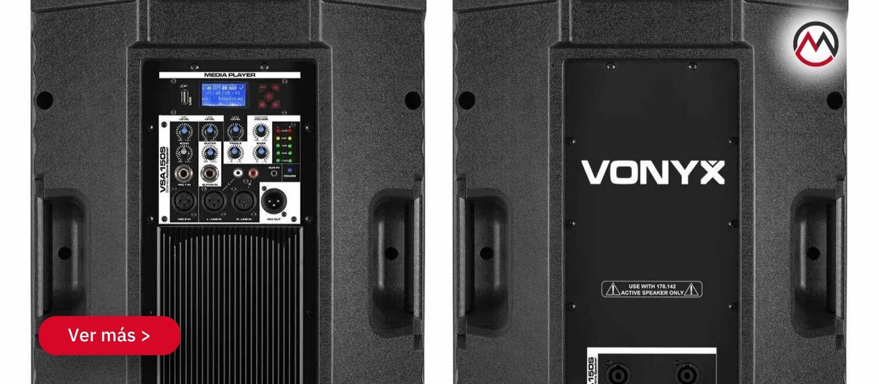 Cómo conectar un sistema PA de altavoces activos